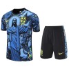 Officiële Voetbalshirt + Korte Broek Brazilië 2024-25 Blauwe - Kids